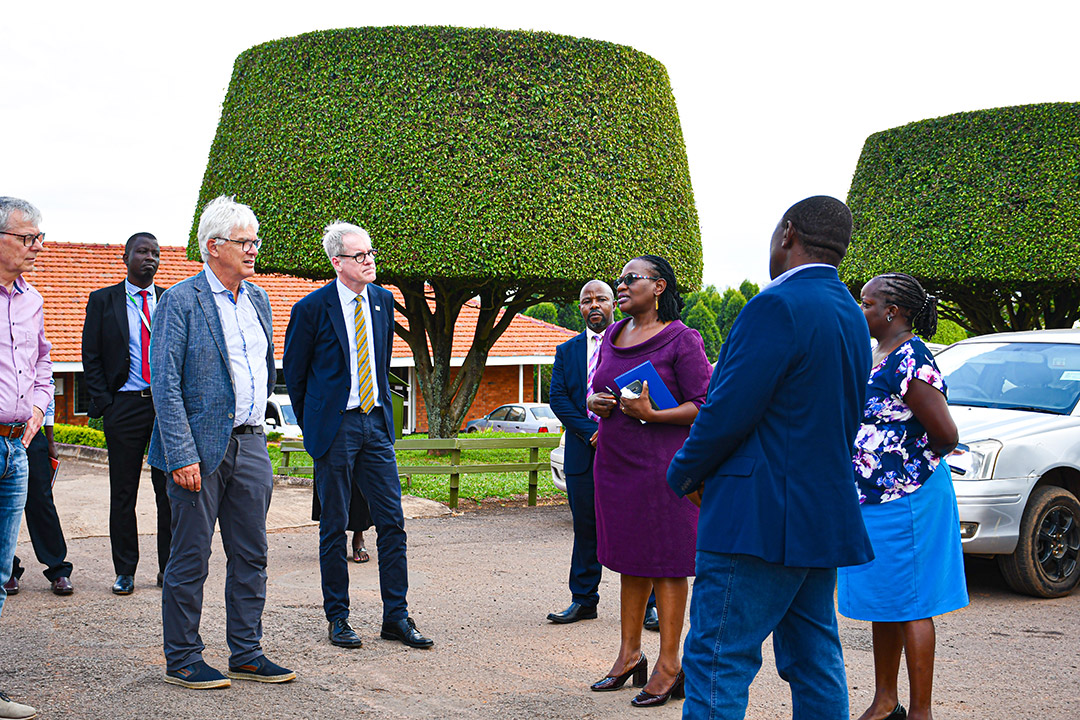 Dr. Rainer Brockhaus, Chief Executive Officer(CEO) Christian Blind Mission(CBM)–together with  Board Members visit Mildmay Uganda